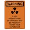 Signmission OSHA WARNING Sign, If You Are Pregnant W/ Symbol, 24in X 18in Aluminum, 18" W, 24" L, Portrait OS-WS-A-1824-V-13259 - alternate 1